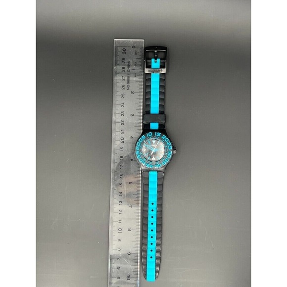 RARE Swatch Scuba Libre Divers Watch SUUB400 Gorami Runs w/ New Battery - Picture 5 of 5